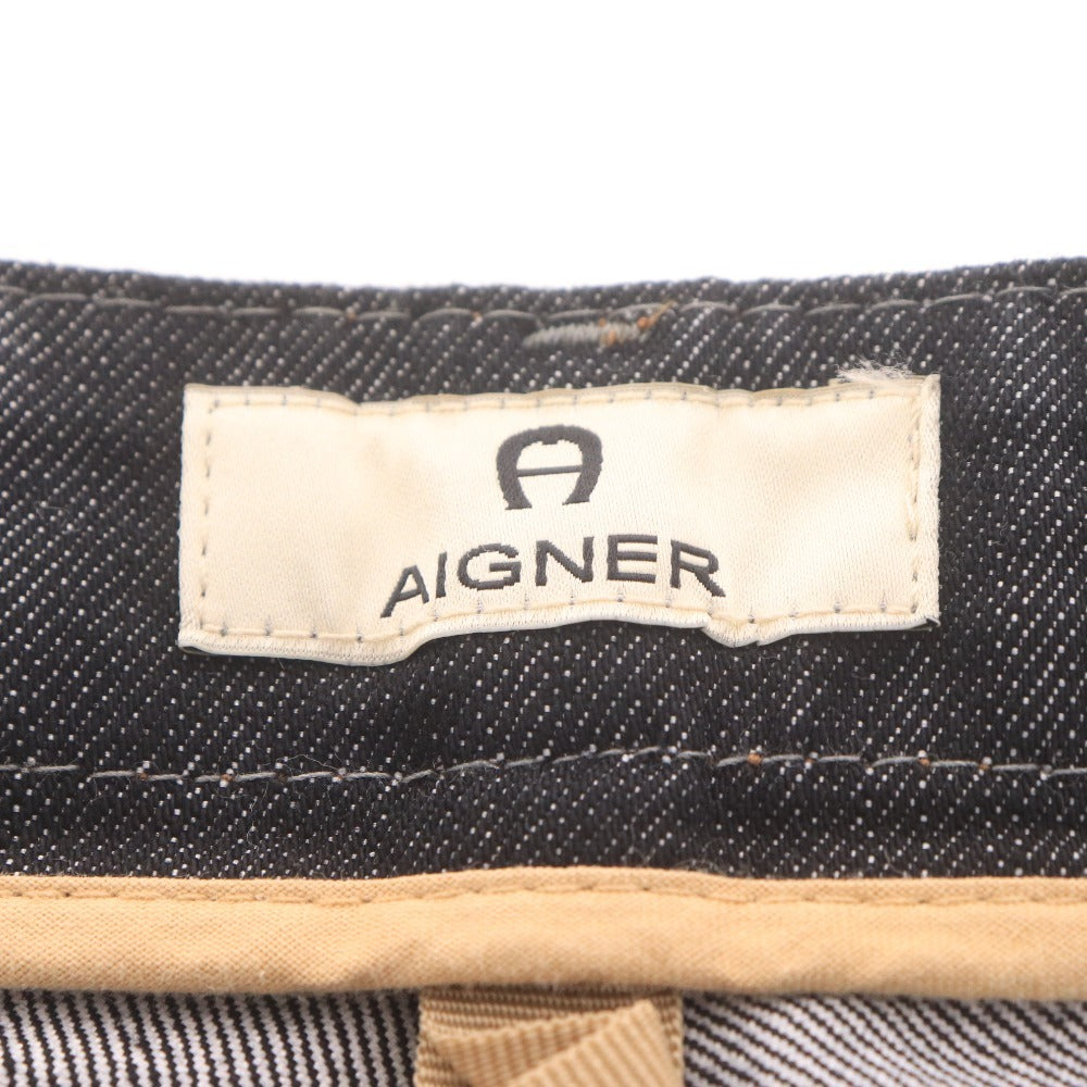 ■ アイグナー ジーンズ デニムパンツ パンツ ボトムス ブーツカット レディース ITA44 ブラック系
