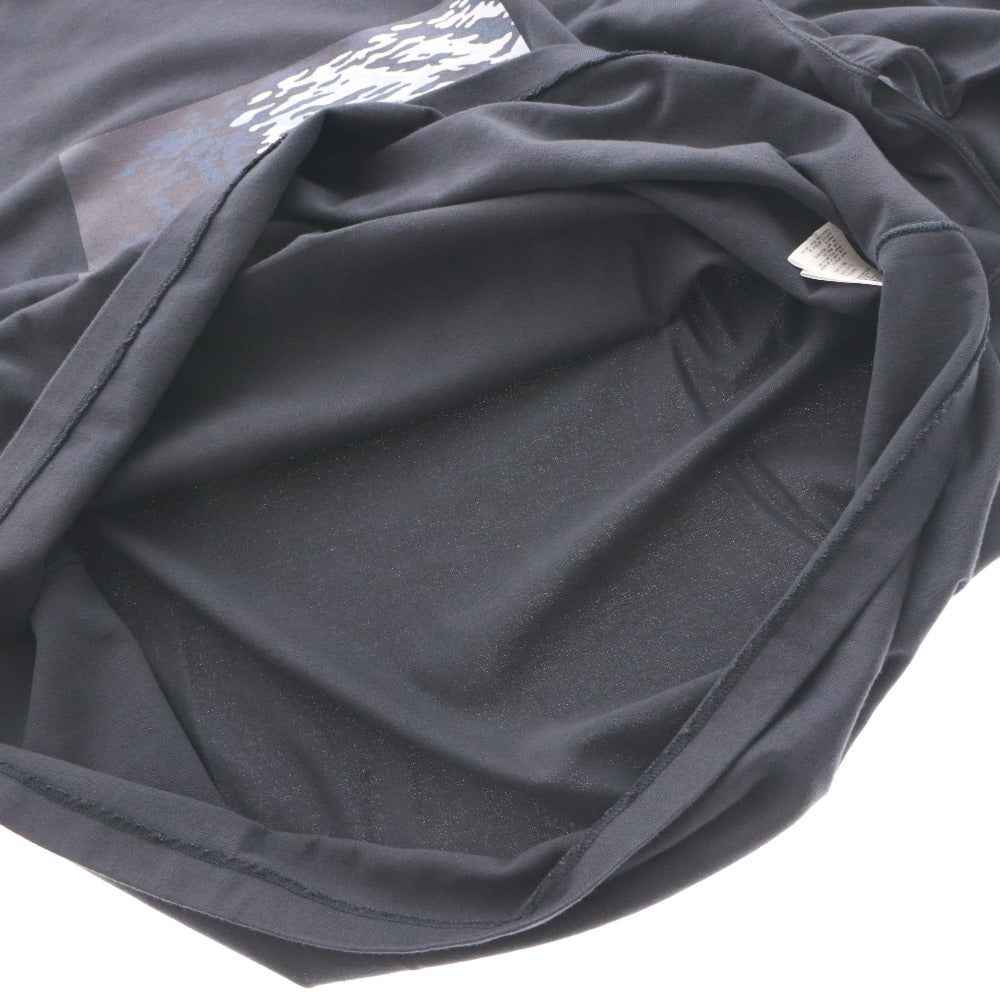■ nanamica ナナミカ OOAL Tシャツ ロンT 長袖 トップス プリント 刺繍 モックネック メンズ L ネイビー タグ付き 未使用