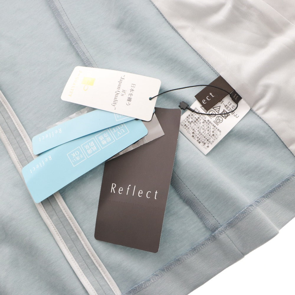 ■ Reflect リフレクト テーラードジャケット 長袖 アウター 匠 UVカット 接触冷感 レディース 11/L ライトブルー系 タグ付き 未使用
