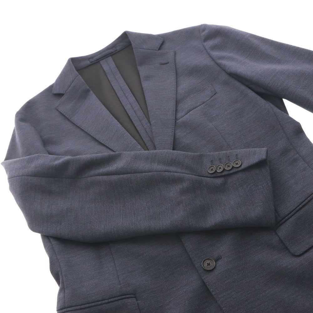 ■ MACKINTOSH マッキントッシュ テーラードジャケット アウター フレックスジャージー ピンドット メンズ 40 ネイビー タグ付き 未使用