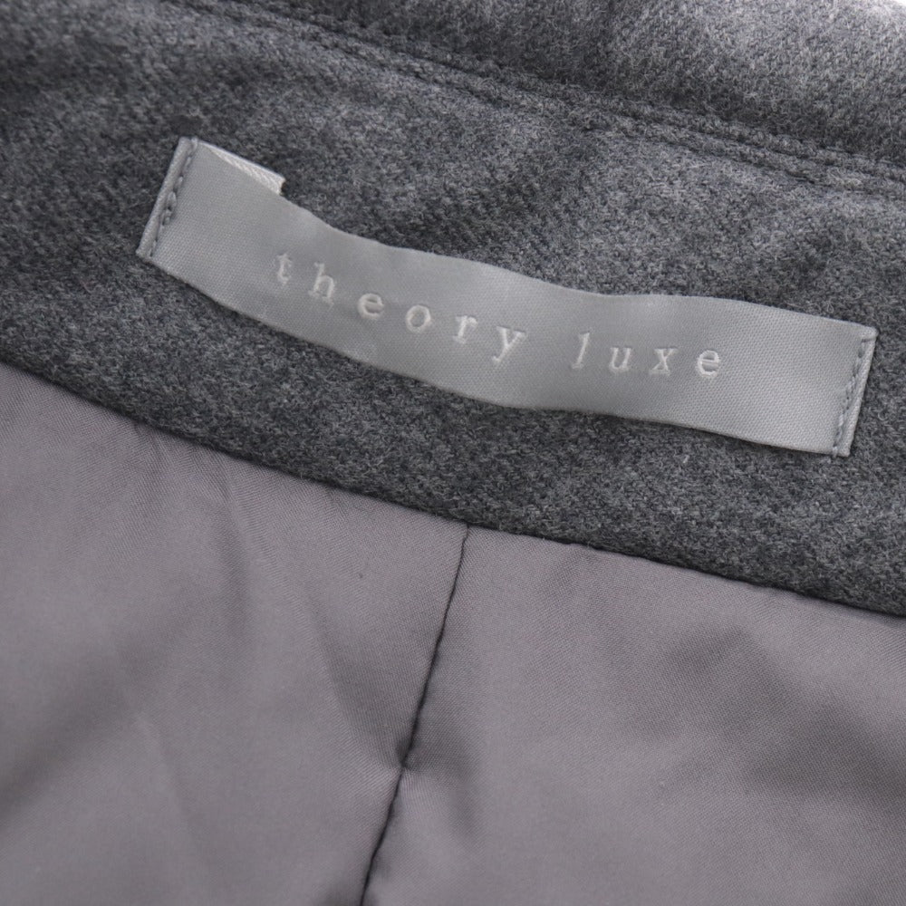 ■ Theory Luxe Long Down Coat Down Jacket Outerwear Women's 38 Gray