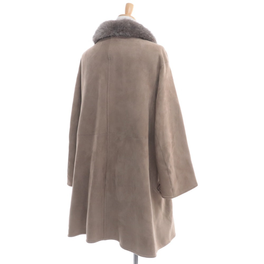 ■ ADORE Shearling coat, long coat, outerwear, mink, sheepskin, women's, size 38, beige