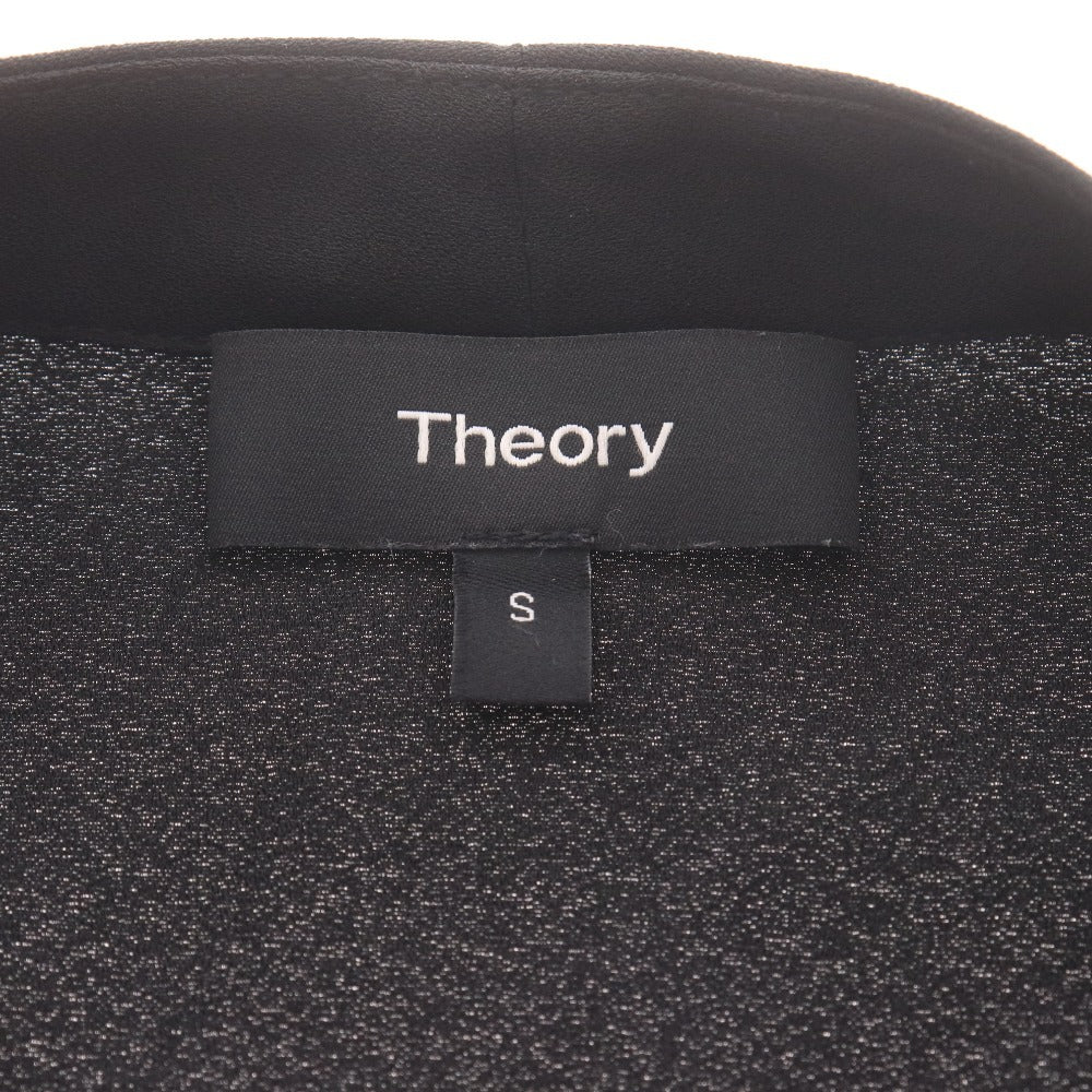 Theory Women's Sleeveless Tank Top with Bow Tie and Buttons, Size Small, Black