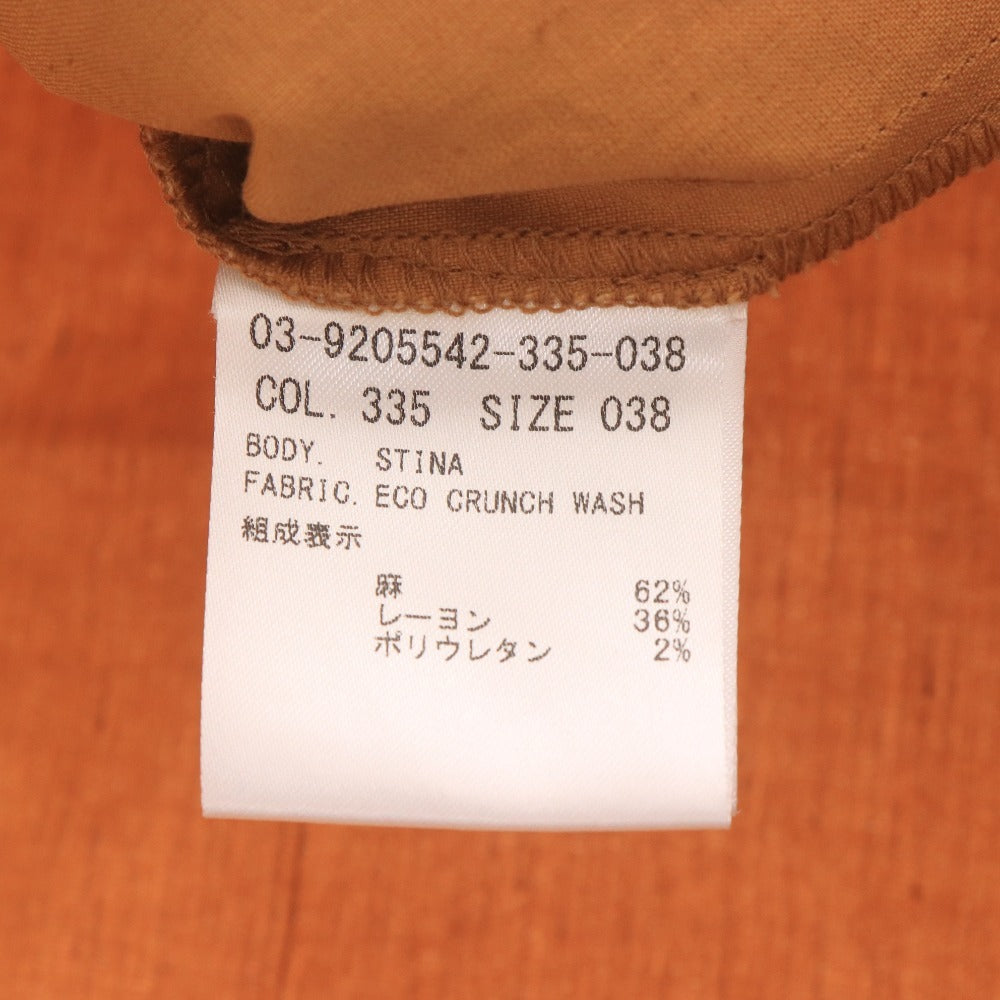 ■ Theory luxe セオリーリュクス ワンピース ノースリーブ トップス ひざ丈 レディース 38 (M相当) オレンジ