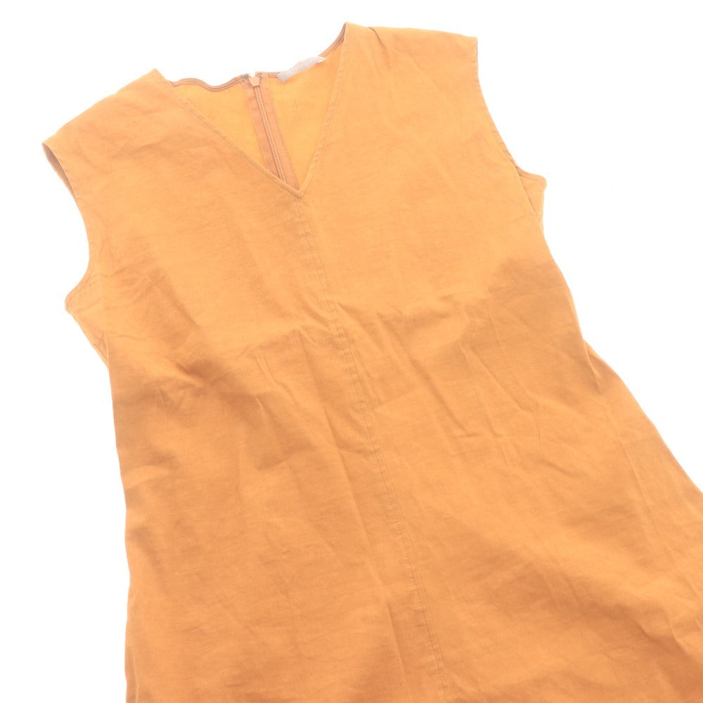 ■ Theory luxe セオリーリュクス ワンピース ノースリーブ トップス ひざ丈 レディース 38 (M相当) オレンジ