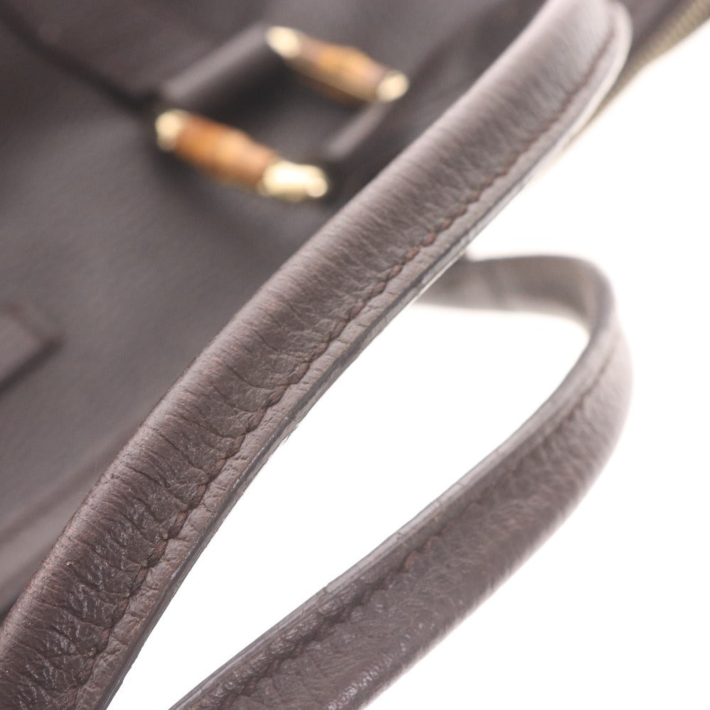 ■ GUCCI グッチ トートバッグ ハンドバッグ 339548 200047 鞄 革 レザー ファスナー イタリア製 レディース ダークブラウン