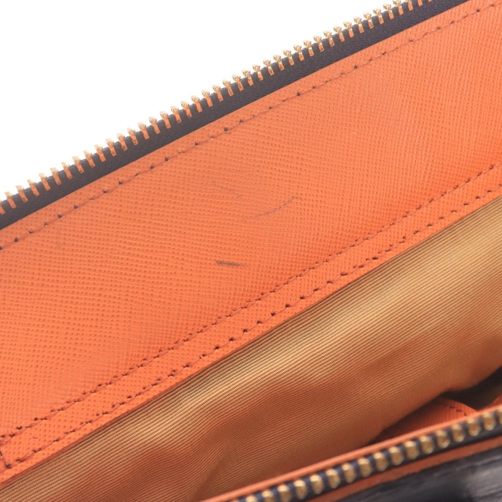 ■ ADMJ エーディーエムジェイ トートバッグ A350267 鞄 ボア ファスナー ロゴ レディース ネイビー