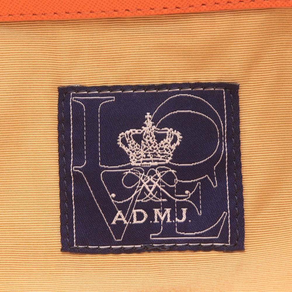 ■ ADMJ エーディーエムジェイ トートバッグ A350267 鞄 ボア ファスナー ロゴ レディース ネイビー