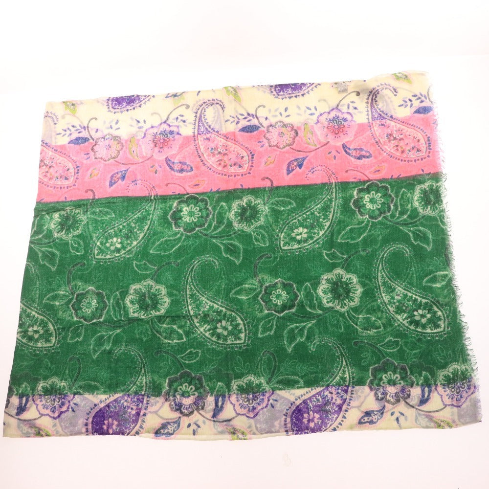 ■ EPICE Large Floral Print Scarf for Men and Women, Multicolor, Green, Ivory, Pink, Tags Included, Unused