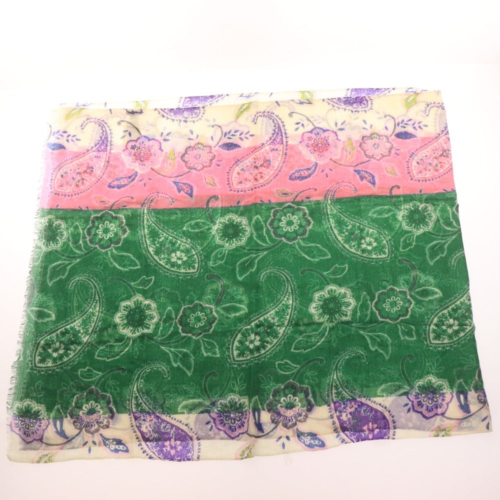■ EPICE Large Floral Print Scarf for Men and Women, Multicolor, Green, Ivory, Pink, Tags Included, Unused