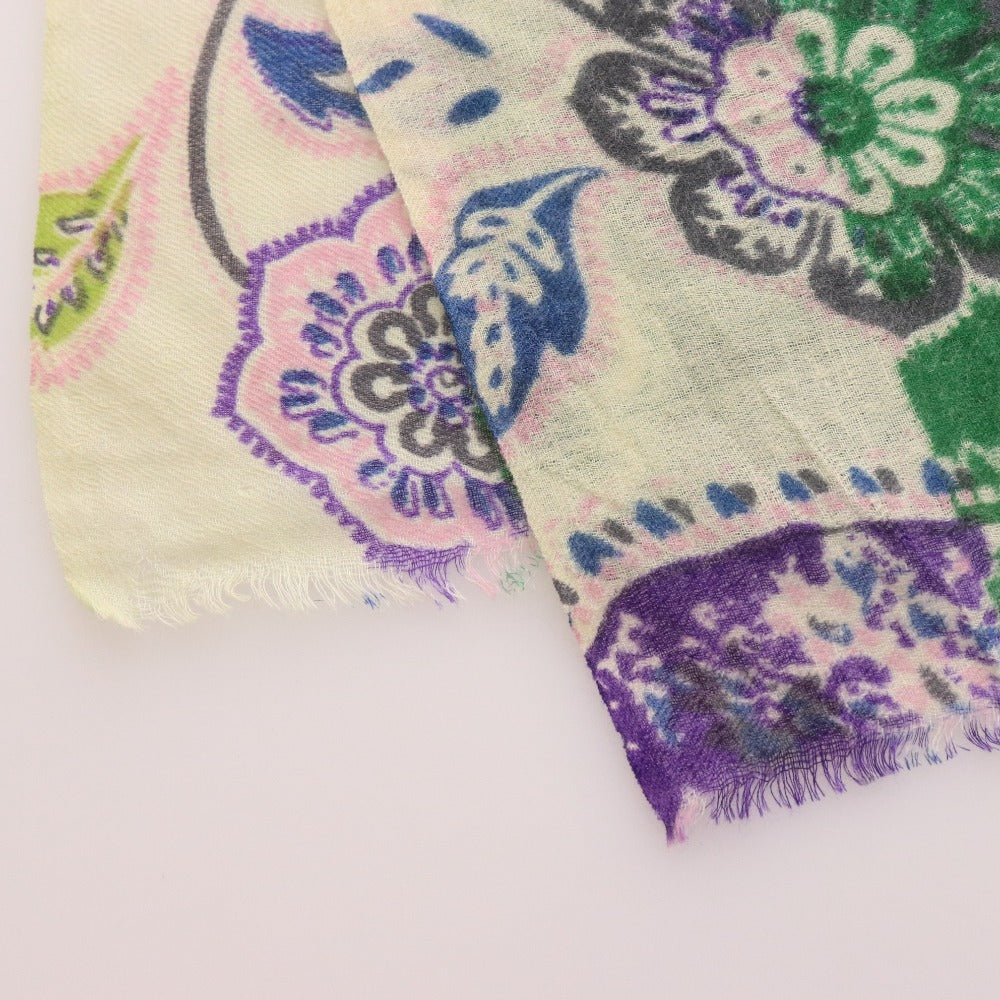■ EPICE Large Floral Print Scarf for Men and Women, Multicolor, Green, Ivory, Pink, Tags Included, Unused