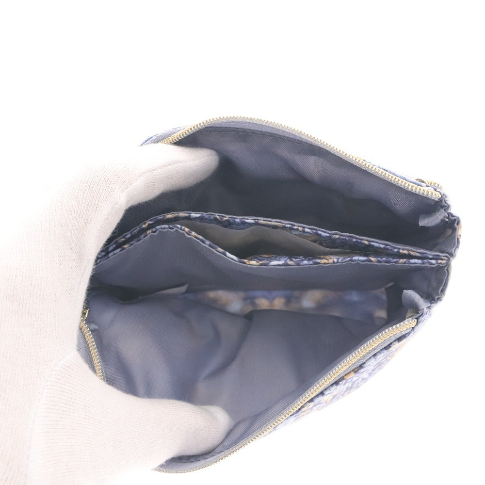 ■ INTERMODE AfternoonTea Pouch Set of 2, Zippered, Small Item Storage, Cosmetic Pouch, Makeup Tool, Women's, Blue/Green, Tags Included, Unused