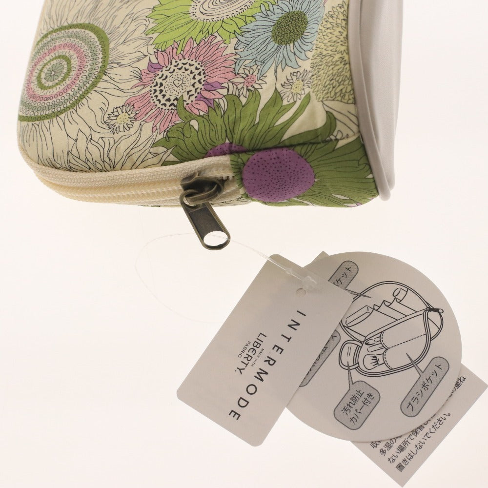 ■ INTERMODE AfternoonTea Pouch Set of 2, Zippered, Small Item Storage, Cosmetic Pouch, Makeup Tool, Women's, Blue/Green, Tags Included, Unused