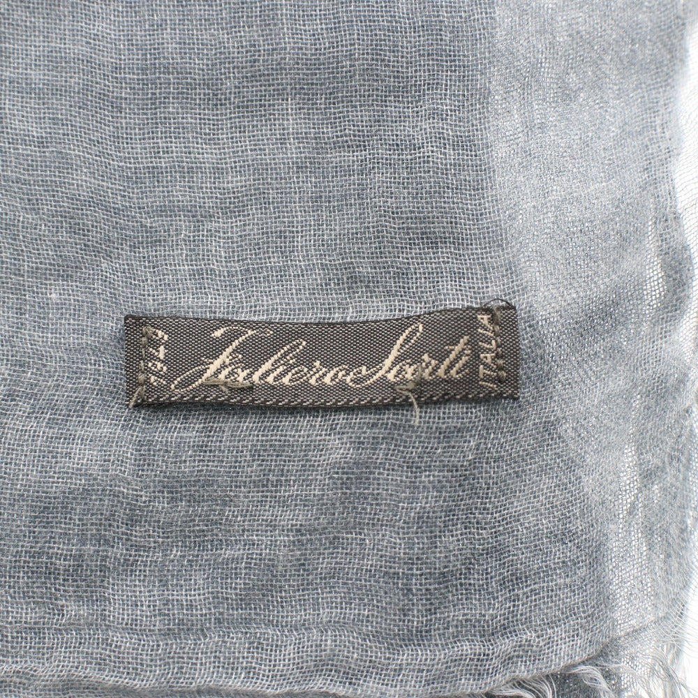 ■ Faliero Sarti Large Solid Color Scarf/Stole, Navy Blue, Women's Clothing Accessory