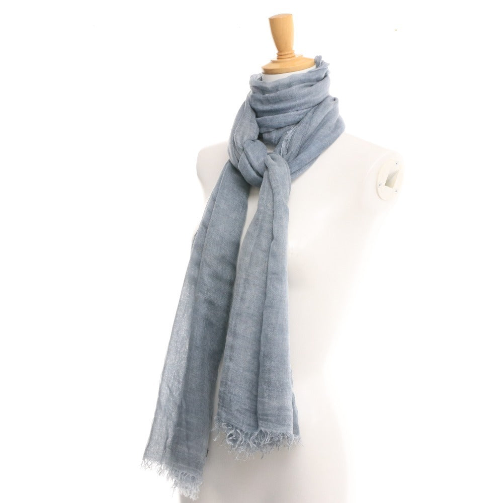 ■ Faliero Sarti Large Solid Color Scarf/Stole, Navy Blue, Women's Clothing Accessory