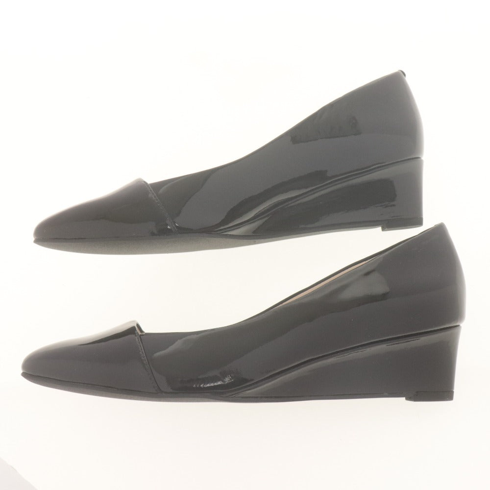 ■ コールハーン COLE HAAN パンプス 212939 W14116 靴 ウェッジヒール ウォータープルーフ レディース6 1/2B(23.5相当）ブラック