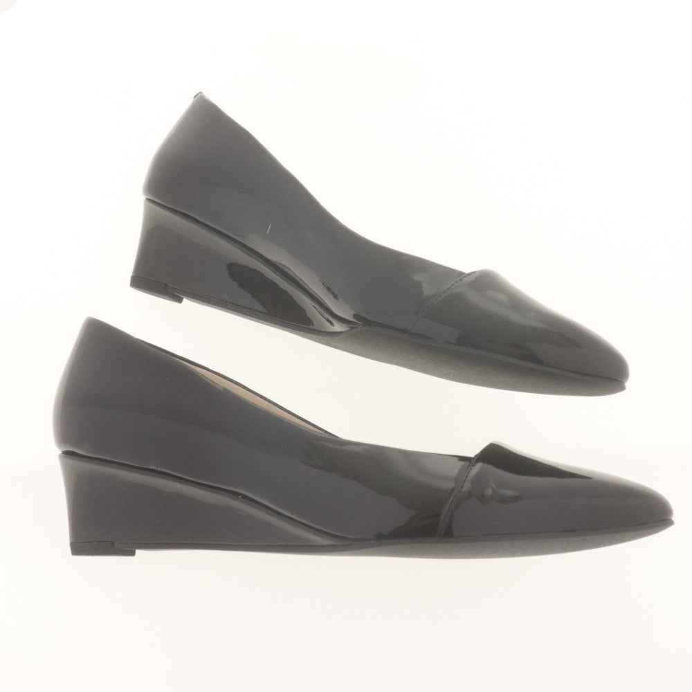 ■ コールハーン COLE HAAN パンプス 212939 W14116 靴 ウェッジヒール ウォータープルーフ レディース6 1/2B(23.5相当）ブラック