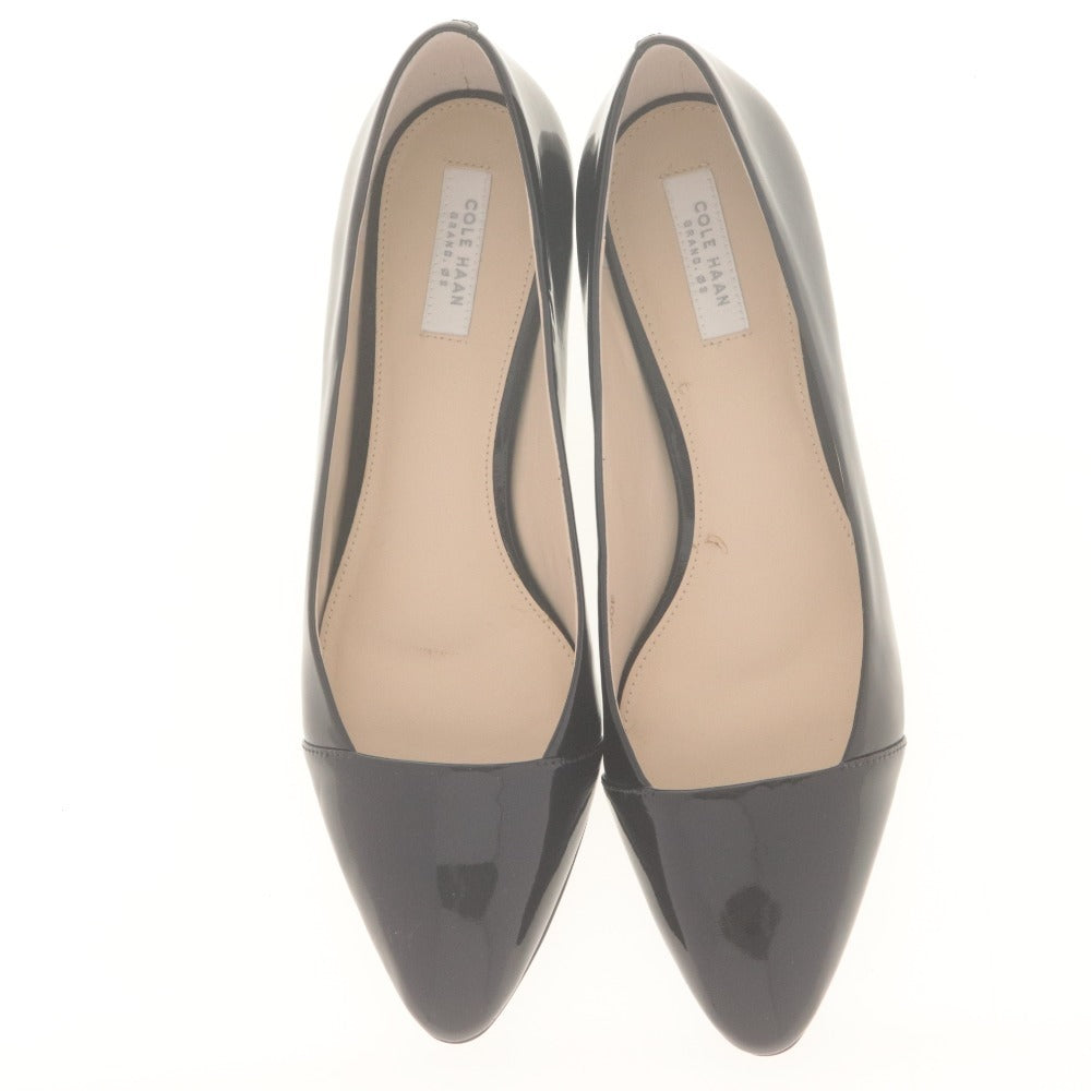 ■ コールハーン COLE HAAN パンプス 212939 W14116 靴 ウェッジヒール ウォータープルーフ レディース6 1/2B(23.5相当）ブラック