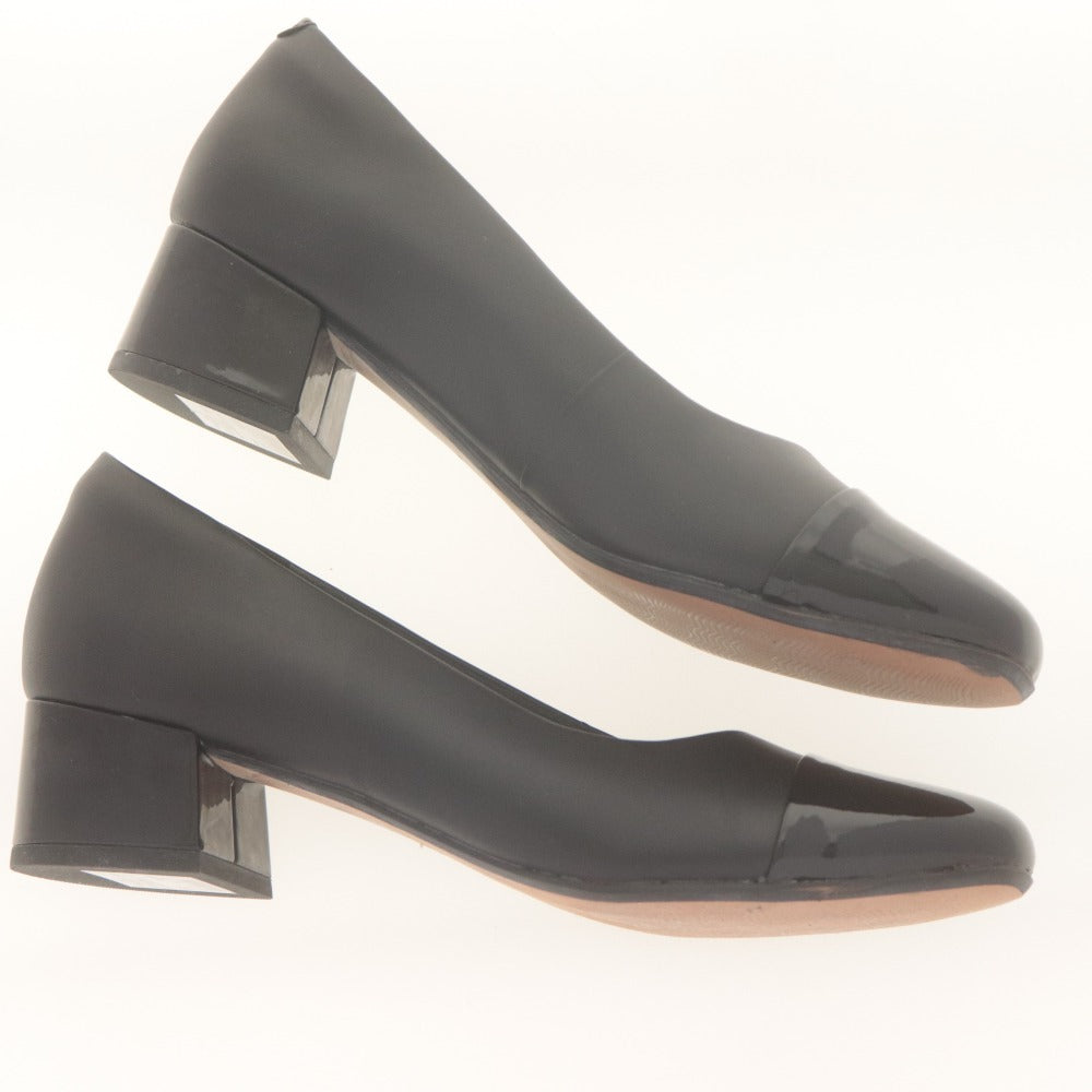 ■ クラークス Clarks パンプス 靴 マリリン サラ ローヒール レディース 4 D(23-23.5cm相当）ブラック 未使用