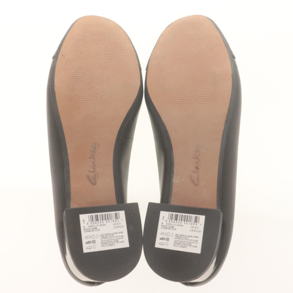 ■ クラークス Clarks パンプス 靴 マリリン サラ ローヒール レディース 4 D(23-23.5cm相当）ブラック 未使用