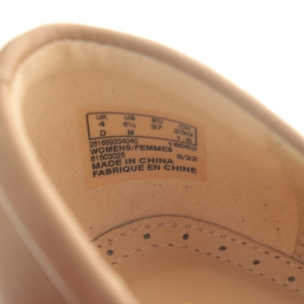 ■ クラークス Clarks パンプス 靴 チャンキーヒール スクエアトゥ レディース 23cm ベージュ 未使用