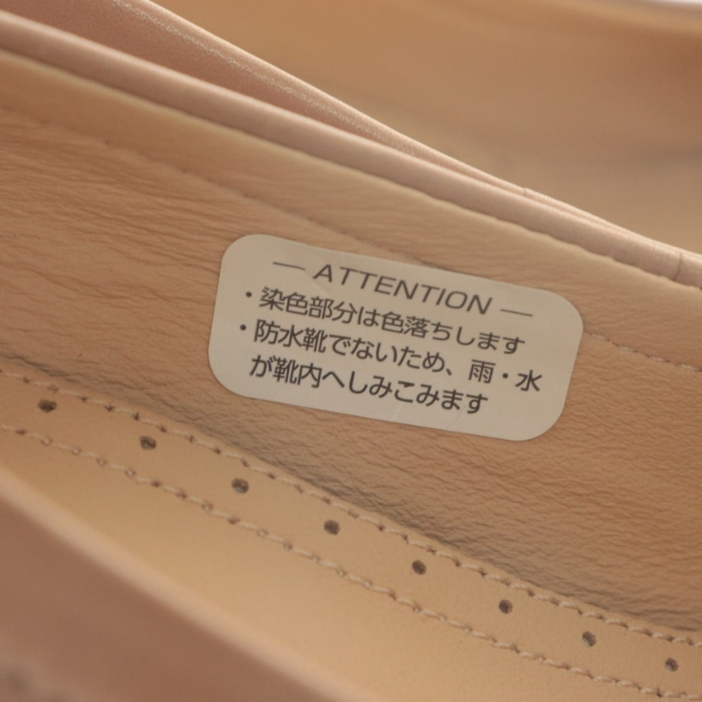 ■ クラークス Clarks パンプス 靴 チャンキーヒール スクエアトゥ レディース 23cm ベージュ 未使用