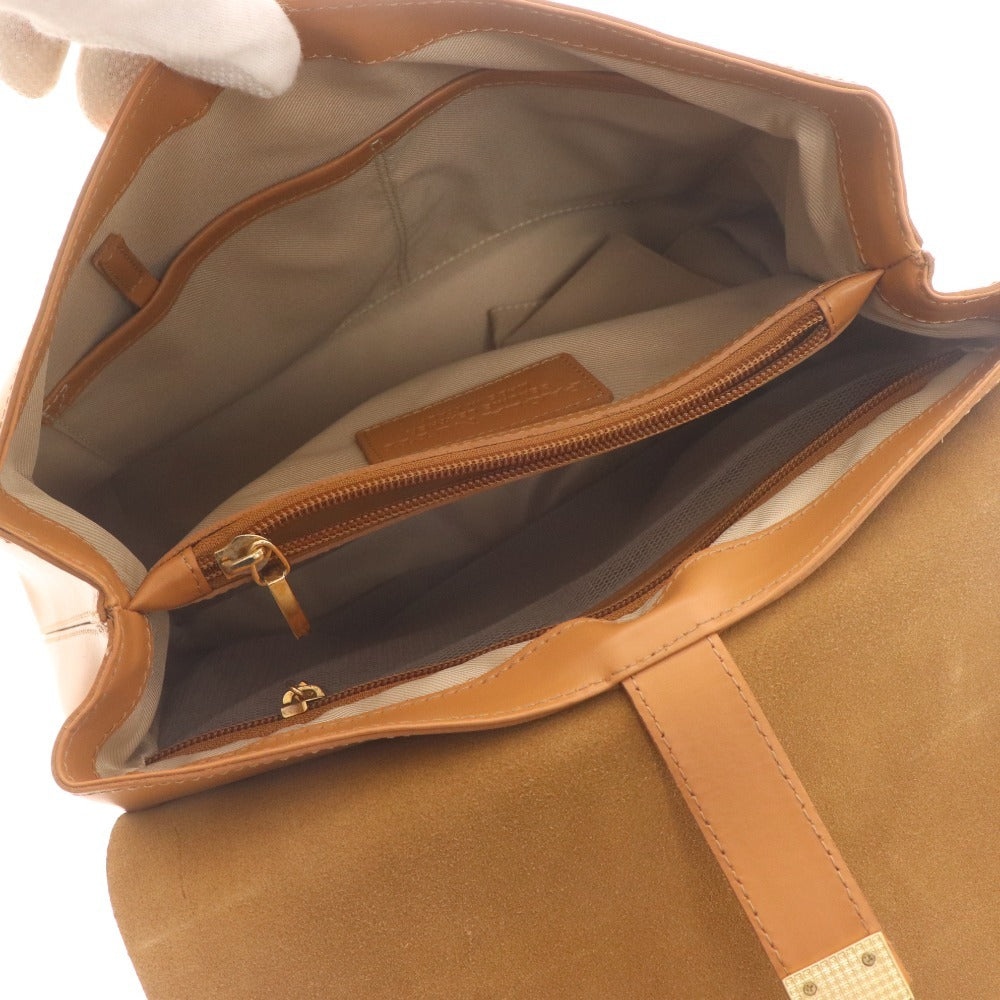 ■ パオラヌッティ ショルダーバッグ リュック 鞄 レザー レディース ブラウン 袋付き 未使用