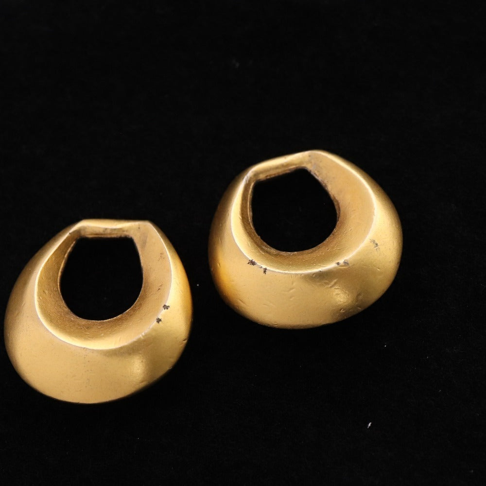 ■ Celine earrings vintage 2WAY accessories ladies gold