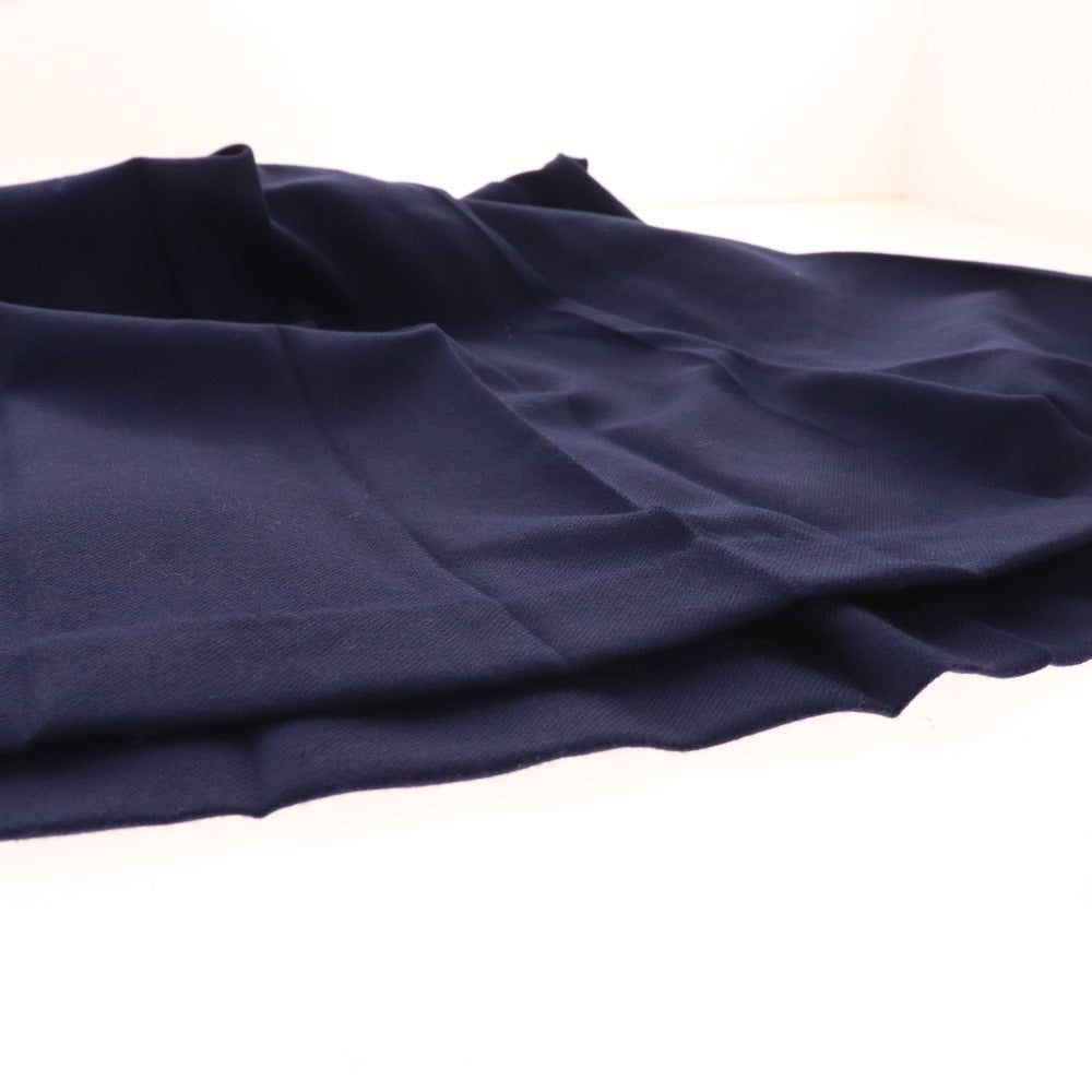 ■ Ebur Pleated Skirt Long Skirt Bottoms Women's Size 36 Navy With Tags Unused