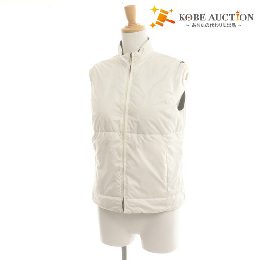 ■ POLO RALPH LAUREN ラルフローレン ダウンベスト アウター リバーシブル 両面 4563-4931 レディース 9 (M相当) 白ネイビー タグ付き