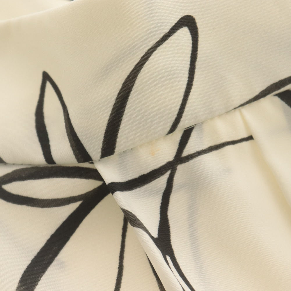 ■ TOMORROWLAND Long Skirt - All-over Pattern - Women's - Size 34 (XS equivalent) - White/Black
