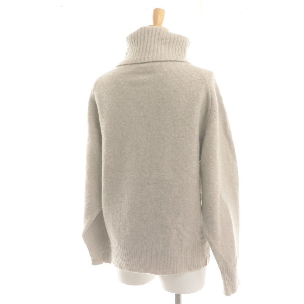 ■ Deuxieme Classe ラクラス セーター ミドルゲージ タートルネック 長袖 トップス レディース (実寸L～XL相当) グレー系