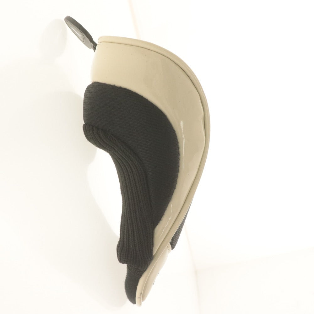 ■ マスターバニー エディション ヘッドカバー ユーティリティ用 エナメル ホワイト ブラック 白黒