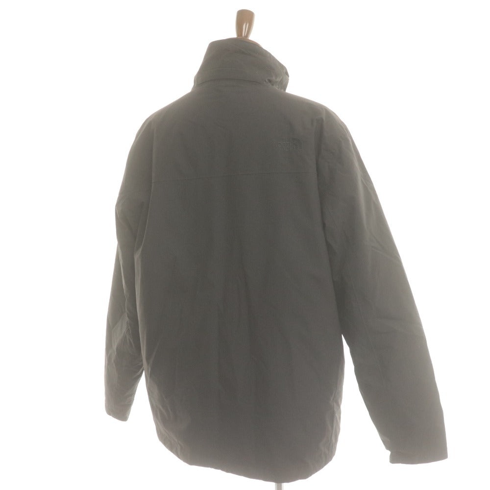 ■ HE NORTH FACE ノースフェイス ジャケット 3way 取り外し式 長袖 アウター ロゴ メンズ L/G (L相当) ブラック