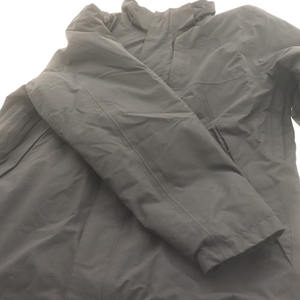 ■ HE NORTH FACE ノースフェイス ジャケット 3way 取り外し式 長袖 アウター ロゴ メンズ L/G (L相当) ブラック