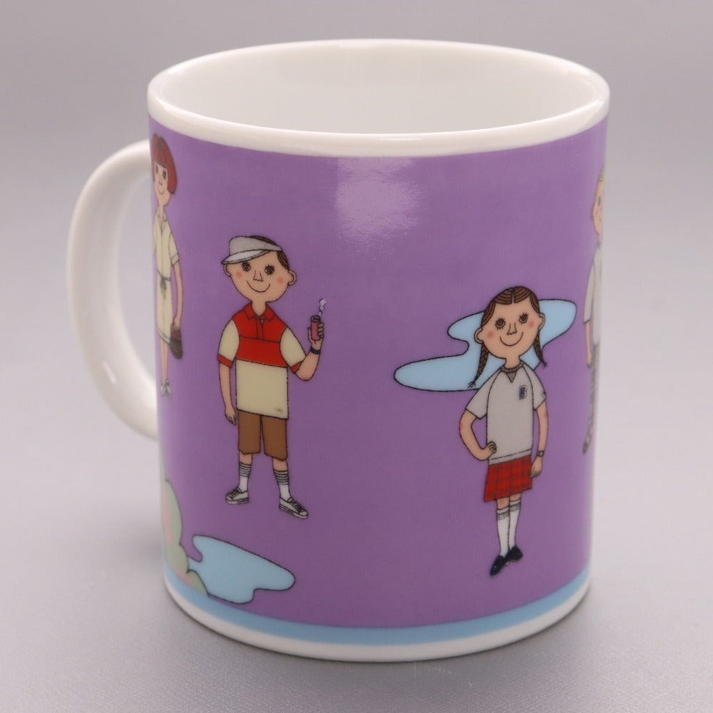 ■ コムサボーイズ ヴァンヂャケット マグカップ 貯金箱 食器 2点セット まとめ売り スタジャン アイビーボーイ アイビーギャル 陶器