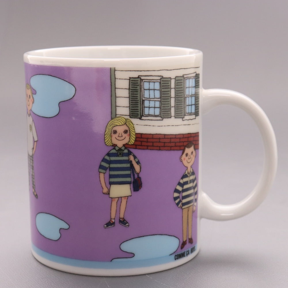 ■ コムサボーイズ ヴァンヂャケット マグカップ 貯金箱 食器 2点セット まとめ売り スタジャン アイビーボーイ アイビーギャル 陶器