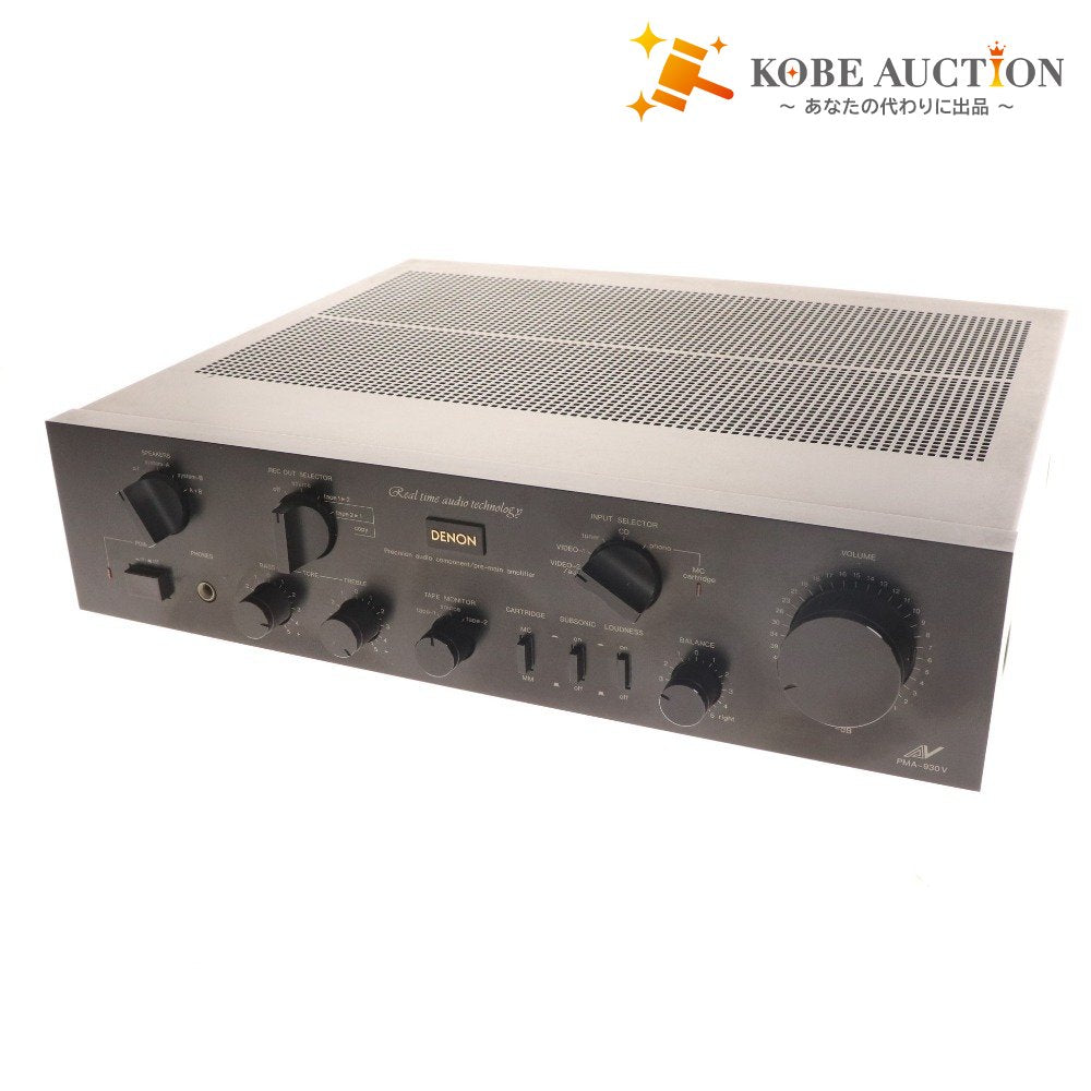 ■ Denon Integrated Amplifier PMA-930V Audio Equipment Sound Equipment Power Supply Confirmed Accessories Included
