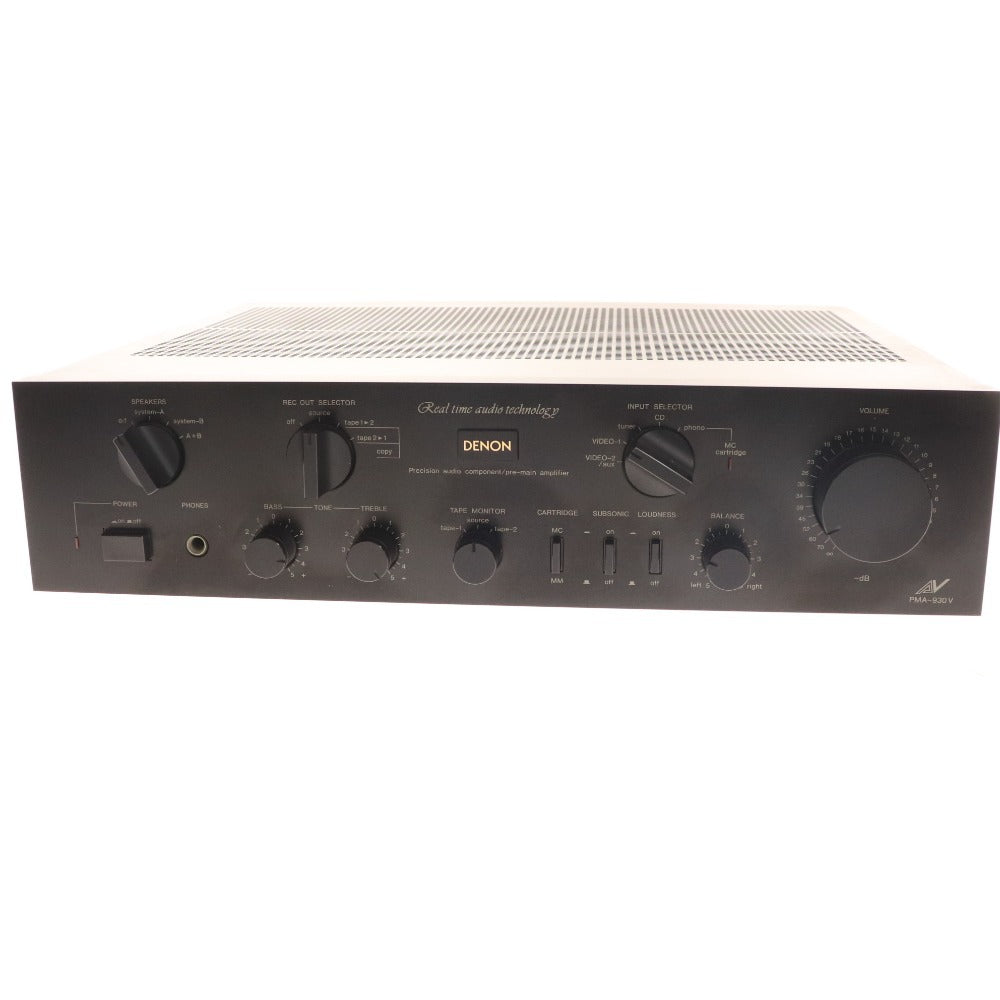 ■ Denon Integrated Amplifier PMA-930V Audio Equipment Sound Equipment Power Supply Confirmed Accessories Included