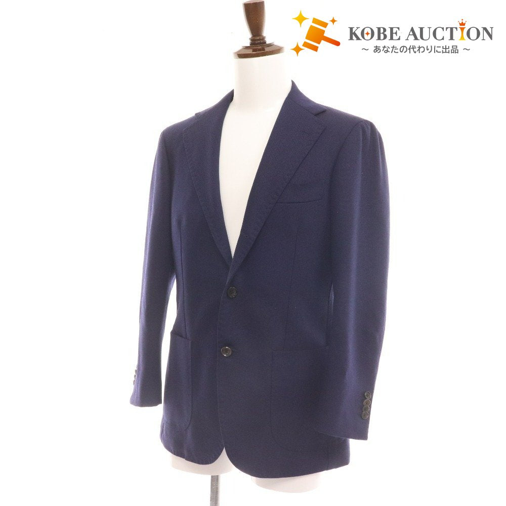 ■ Ring Jacket Meister 206 Tailored Jacket Outerwear Wool Men's Size 44 Navy