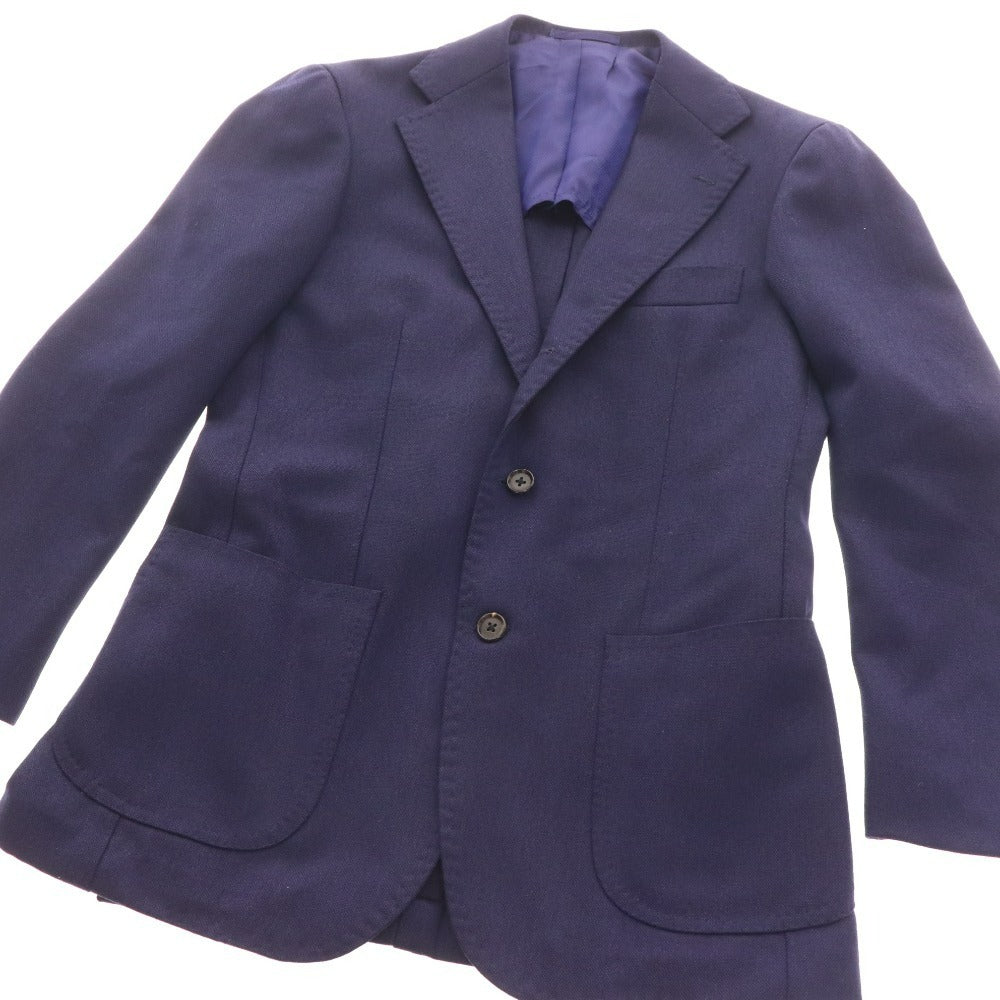 ■ Ring Jacket Meister 206 Tailored Jacket Outerwear Wool Men's Size 44 Navy