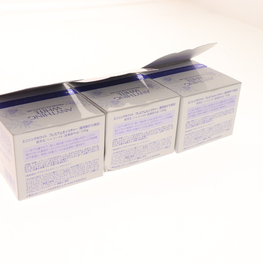■ Tenshindo Anything White Premium Moisture 3-piece set, bulk sale, all-in-one gel, 120g, unopened, unused