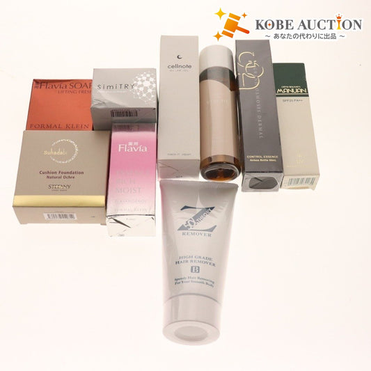 ■ Flavia, Verche, Simitli, etc. Cosmetics, etc. 9-piece set, bulk sale, moisturizing lotion, beauty essence, foundation, etc. Unopened, unused