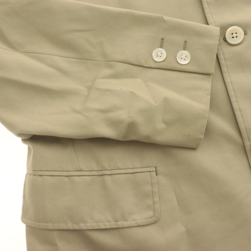 ■ VAN JACKET Jacket Outerwear Button Pocket Plain Men's A5 Khaki Gray