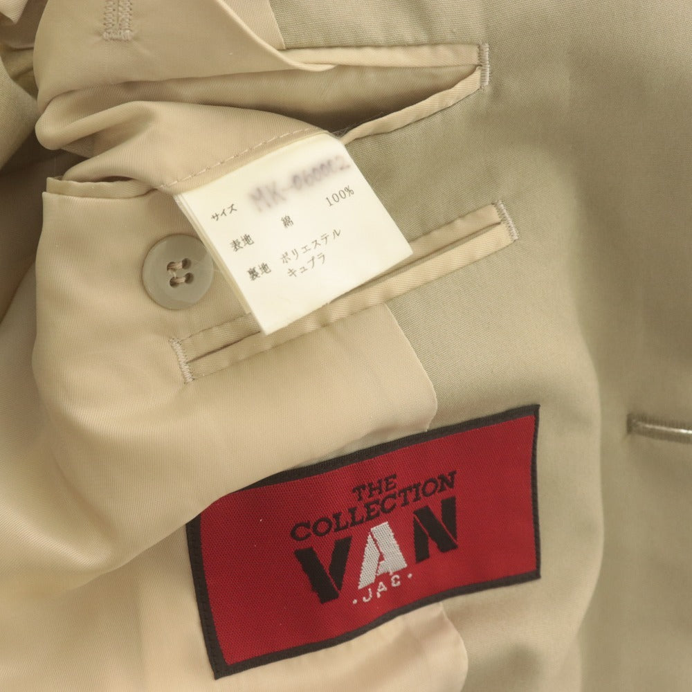 ■ VAN JACKET Jacket Outerwear Button Pocket Plain Men's A5 Khaki Gray