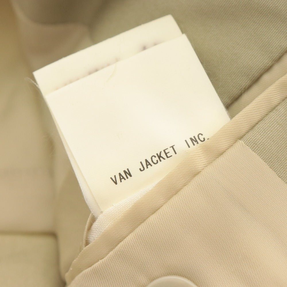■ VAN JACKET Jacket Outerwear Button Pocket Plain Men's A5 Khaki Gray