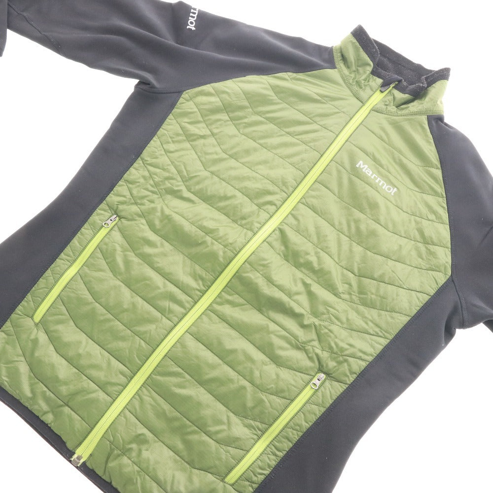 ■ Marmot マーモット ジャケット フリース アウター 長袖 アウトドア 登山 レジャー メンズ M ダークグリーン ブラック