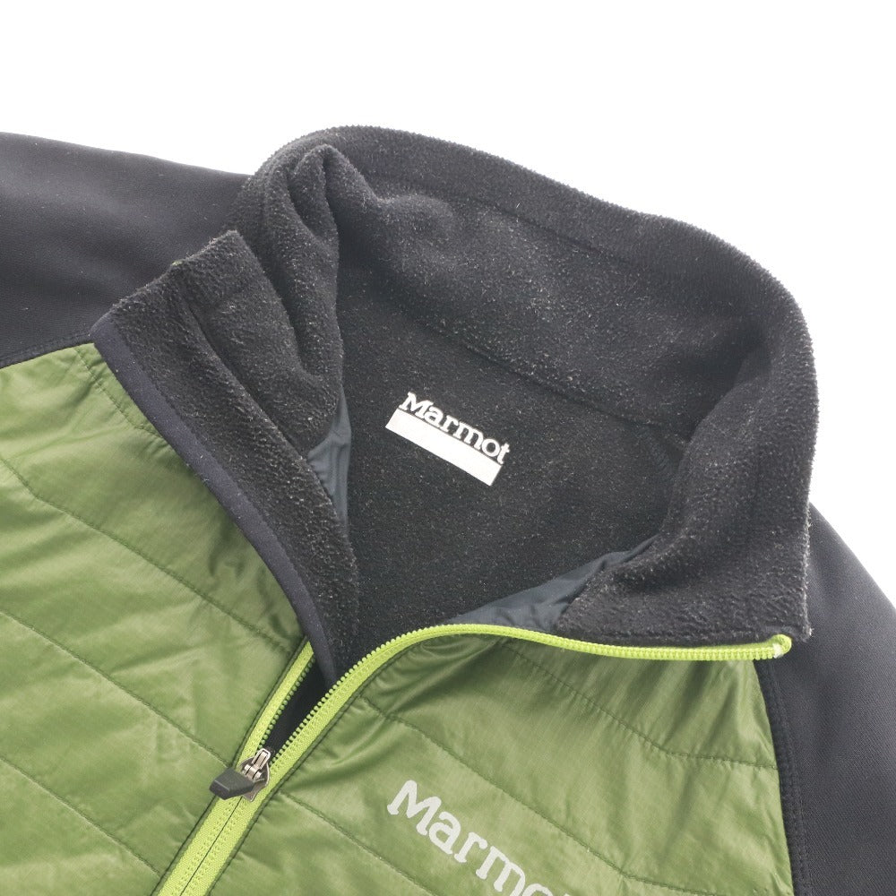 ■ Marmot マーモット ジャケット フリース アウター 長袖 アウトドア 登山 レジャー メンズ M ダークグリーン ブラック