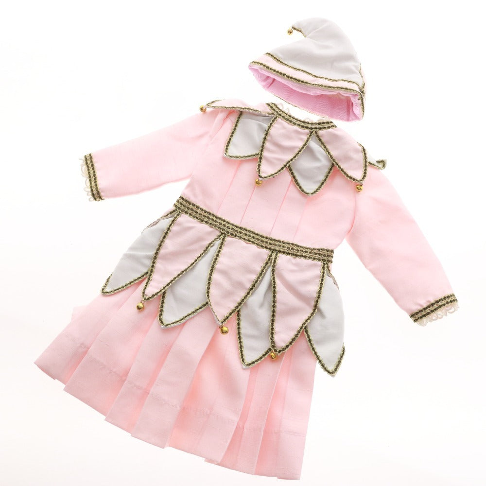 ■ アンリドール ビスクドール ピエロドレス 帽子 衣装 服 人形 58cm用 アンティーク