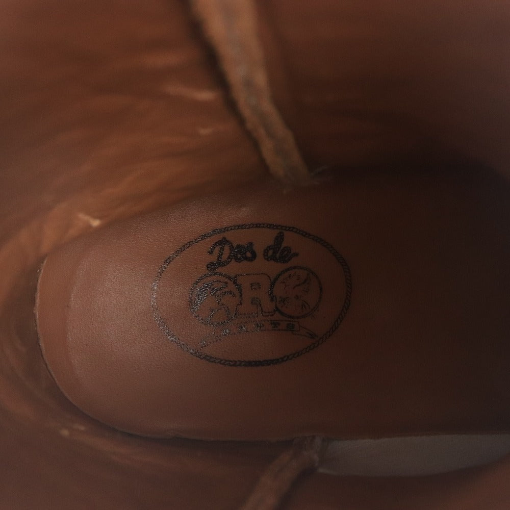 ■ Dos de ORO ウエスタンブーツ 876 0105 靴 ミドル メンズ レディース USA 7 1/2 (25.5cm相当) ブラウン 未使用